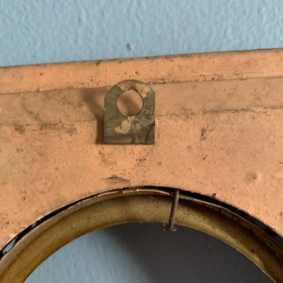 Stunning Antique Ornate Gold Oval Frame With Black Matte Finish Attic Find - Picture 11 of 12